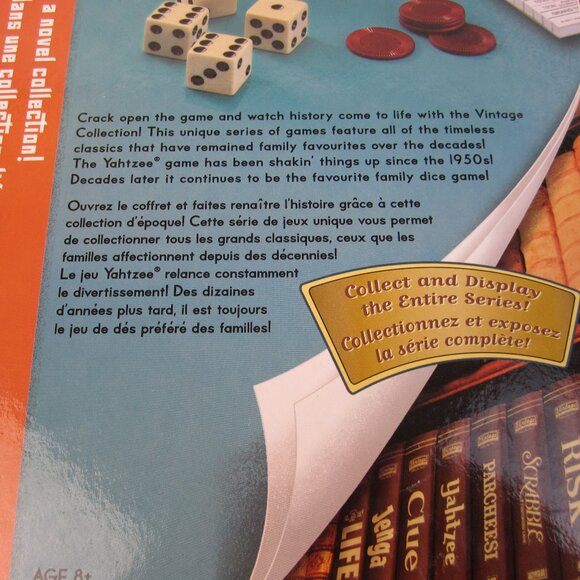 Yahtzee Vintage Game Collection Bookshelf Game - Complete - Picture 4 of 7